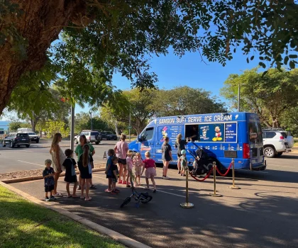 Icecream at Dampier Art Awards